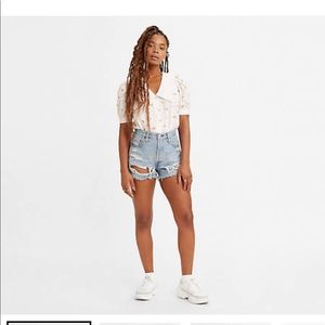 Levi’s 501® HIGH RISE WOMEN'S SHORTS Size 24